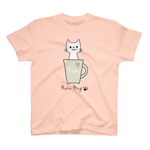 ねこマグ☆しろねこサン Regular Fit T-Shirt