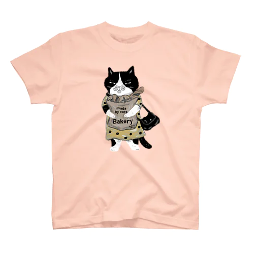 パンを買う猫 スタンダードTシャツ