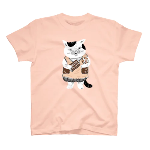 おねだりする猫(女の子) Regular Fit T-Shirt