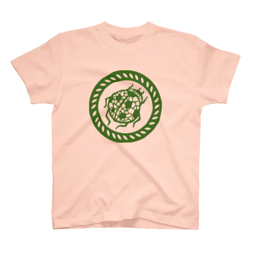 マーク風 てんとう虫 GLASS グリーン Regular Fit T-Shirt