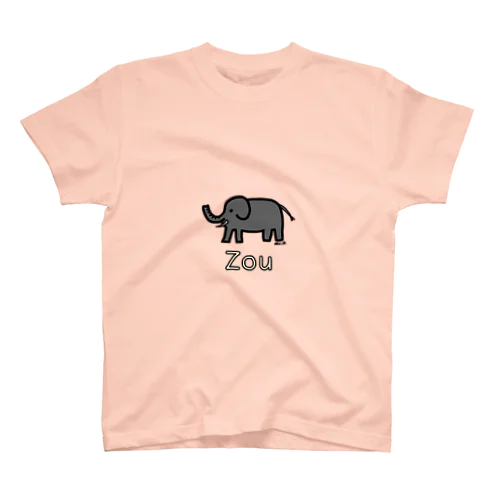 Zou (ゾウ) 色デザイン Regular Fit T-Shirt