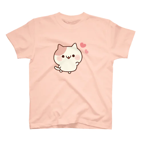 ラブリーなにゃんこ　投げキッスver. スタンダードTシャツ