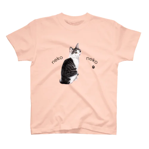 パステル💗ねこねこ　モネちゃん スタンダードTシャツ