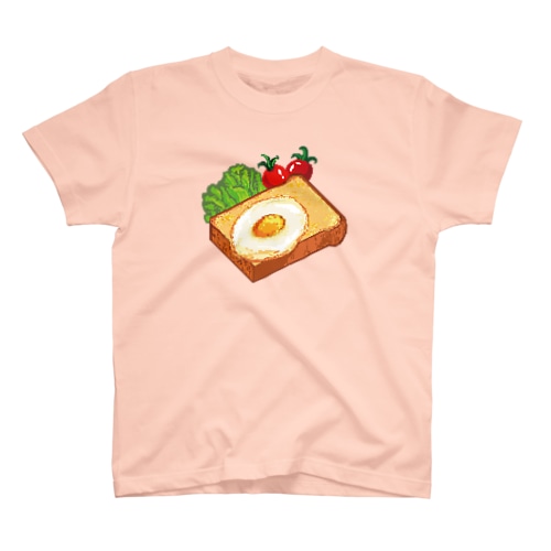 ピクセル・目玉焼きトースト Regular Fit T-Shirt