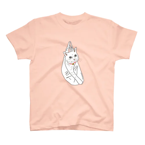 ビニール袋に入った猫 スタンダードTシャツ