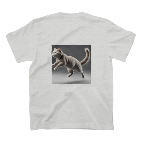 猫ジャンプ スタンダードTシャツ