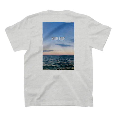 HIGH TIDE バックプリント スタンダードTシャツ