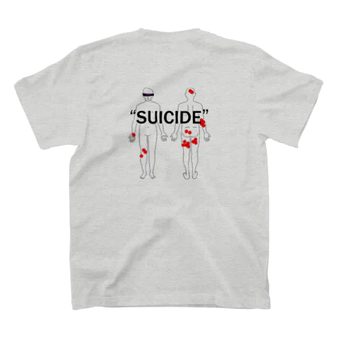 SUICIDE 公園自粛宣言 Regular Fit T-Shirt