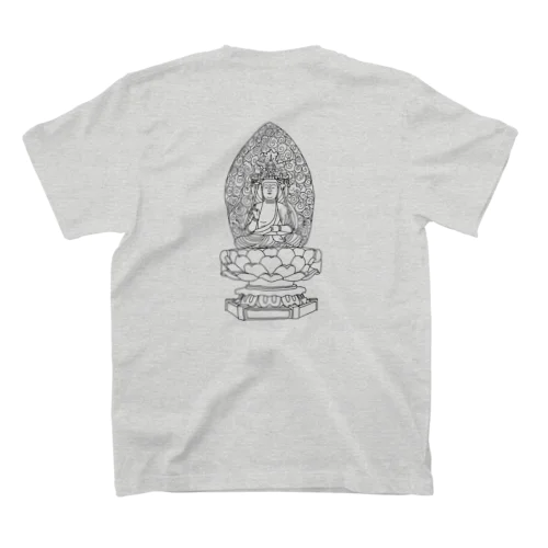 (表)zen.(裏)観音様原画 Regular Fit T-Shirt