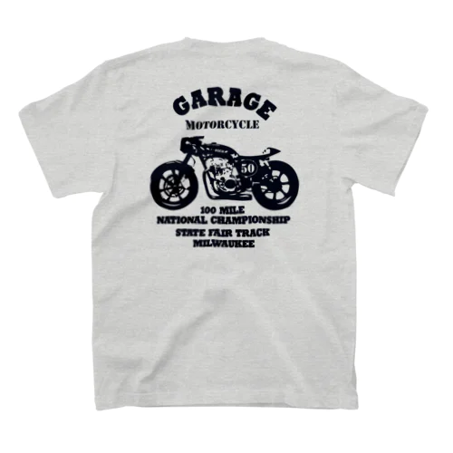 武骨なバイクデザイン(バックpt) スタンダードTシャツ