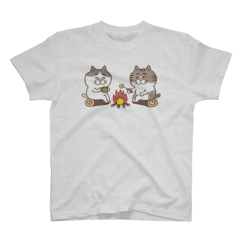 キャンプにゃんこ Regular Fit T-Shirt