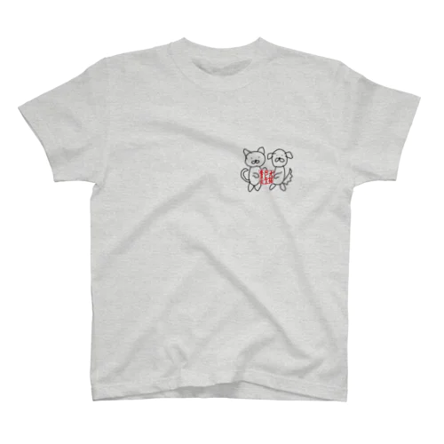 犬猫QOL向上委員会-えんぴつ- スタンダードTシャツ