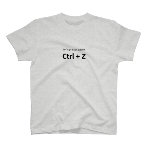 時を戻そうCtrl＋Z スタンダードTシャツ