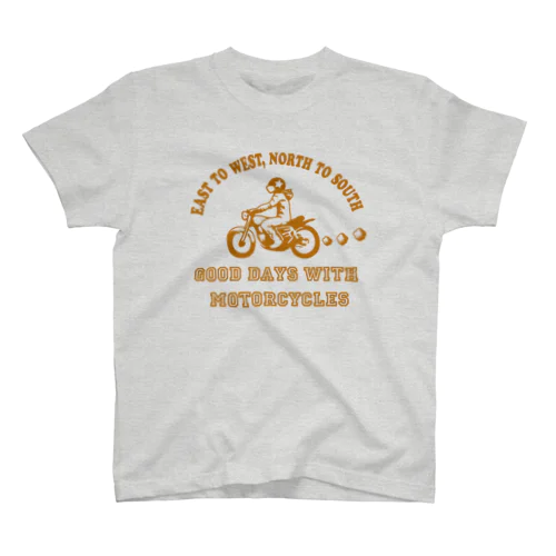 バイク日和(イエロー) スタンダードTシャツ