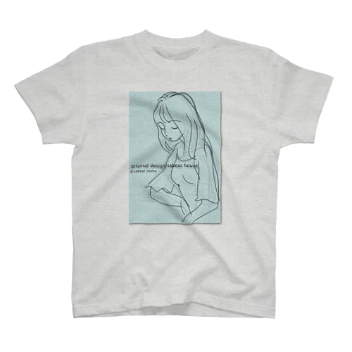 rough drawing girl-1_ウェア スタンダードTシャツ