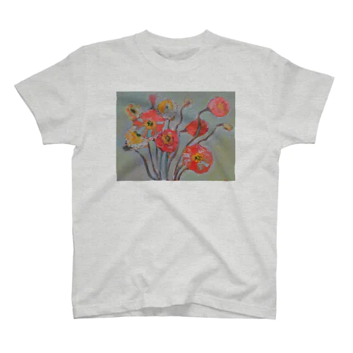 ポピーの花 Regular Fit T-Shirt