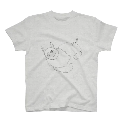ねこさんが描いた猫　5 スタンダードTシャツ