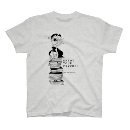 モノクロの積ん読妖精 スタンダードTシャツ