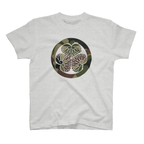 葵の迷彩御紋 スタンダードTシャツ