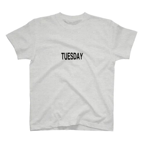 Tシャツ『TUESDAY』（全9色） Regular Fit T-Shirt