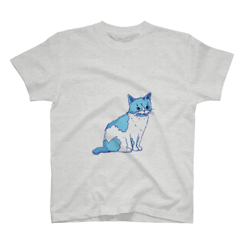 水色の猫ちゃん スタンダードTシャツ