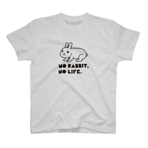 NO RABBIT,NO LIFE Regular Fit T-Shirt