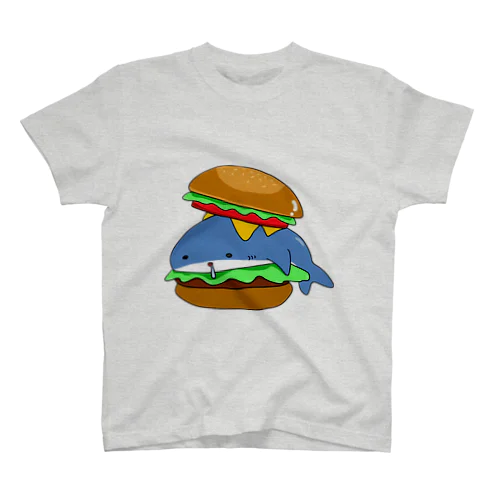 サメチーズバーガー Regular Fit T-Shirt