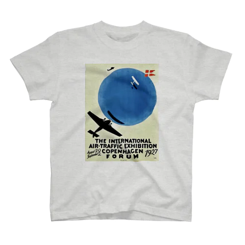 デンマーク・コペンハーゲン　1927年　 国際航空交通展示会 スタンダードTシャツ