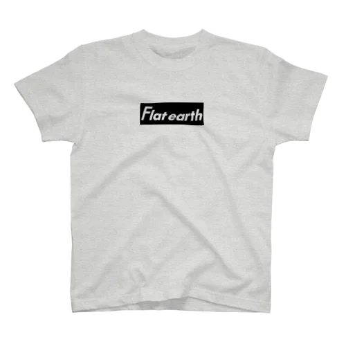 Flatearth Box Logo (BLACK) フラットアース ボックスロゴ(ブラック) スタンダードTシャツ