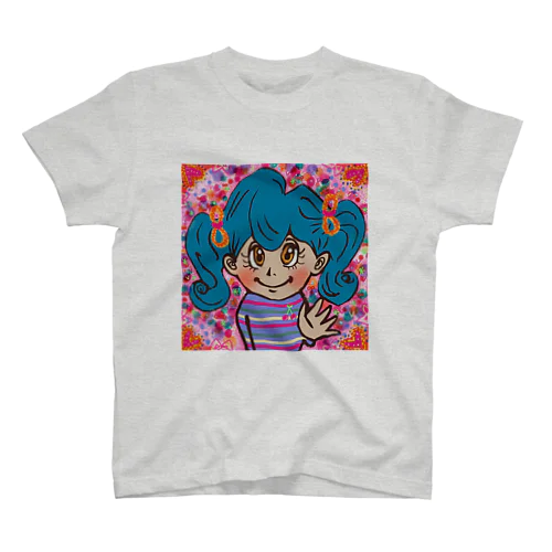 かわいい心　女の子イラスト Regular Fit T-Shirt