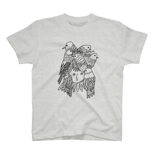 birdさん Regular Fit T-Shirt