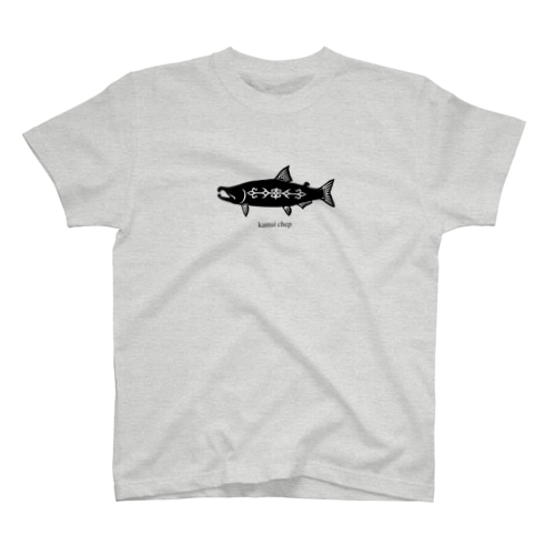 鮭   アイヌ模様 Regular Fit T-Shirt