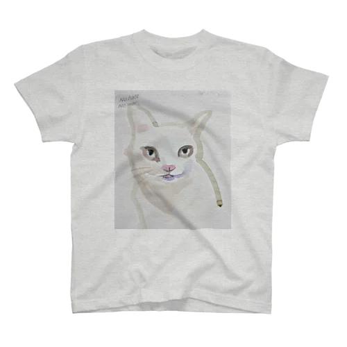 nohatenowar猫 Regular Fit T-Shirt