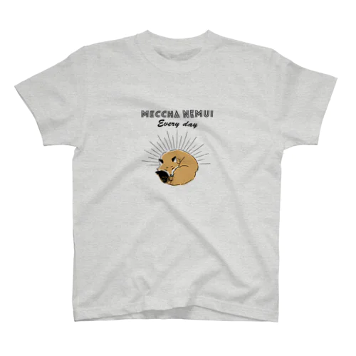 MECCHA NEMUI きつね Regular Fit T-Shirt