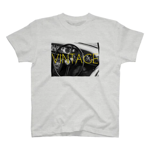 Vintage Car Interior Regular Fit T-Shirt