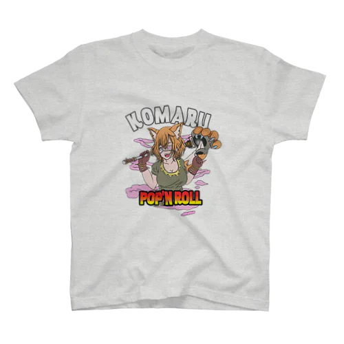 komaru×pop'n rollコラボ01 Regular Fit T-Shirt