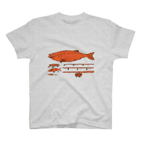 Salmon Fishing スタンダードTシャツ
