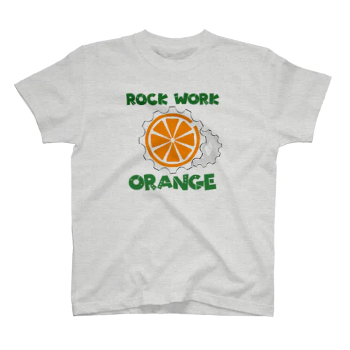 ROCK WORK ORANGE Regular Fit T-Shirt