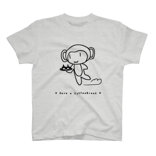 コーヒー・さるくん Regular Fit T-Shirt