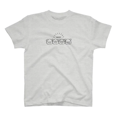 Emotions（モノクロver） Regular Fit T-Shirt