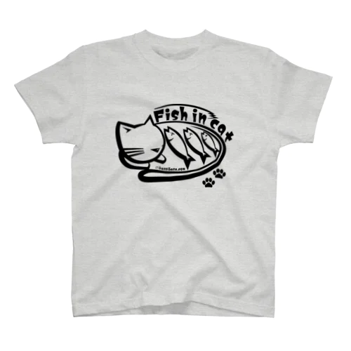 Fish in cat スタンダードTシャツ