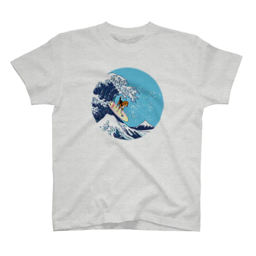 浮世絵サーフィンびぃぐる_まる Regular Fit T-Shirt