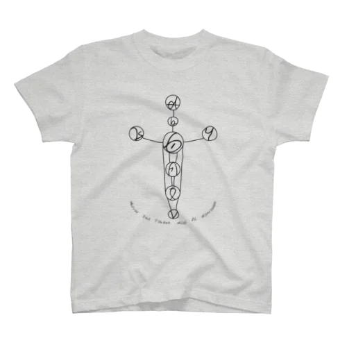 中二病チックなタリスマン「縁切りの呪符」 Regular Fit T-Shirt