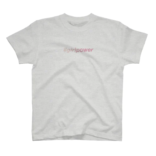 Girl power pink スタンダードTシャツ