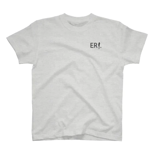 ERI ロゴ アッシュ スタンダードTシャツ