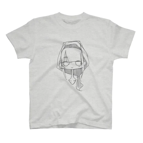 一つ結びちゃん　Hitotsu-musdubi-chan Regular Fit T-Shirt