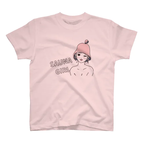 サウナガール（顔アリ） スタンダードTシャツ