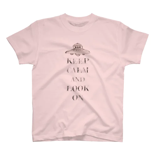 空飛ぶ円盤KeepCalmティーシャツ スタンダードTシャツ