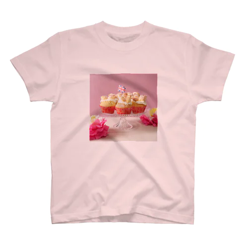 バタフライカップケーキ スタンド スタンダードTシャツ