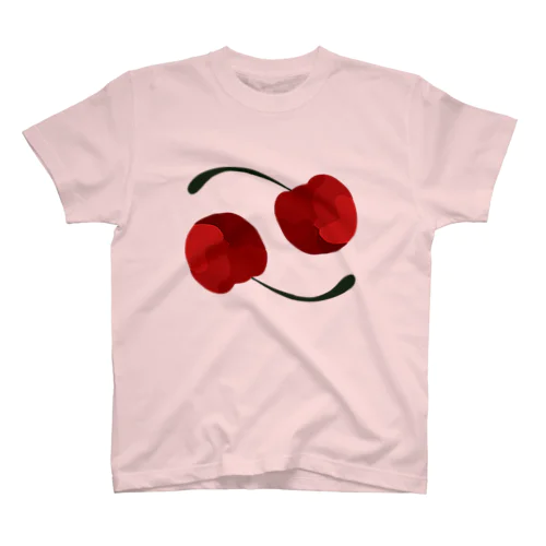 yin&yang cherries  スタンダードTシャツ